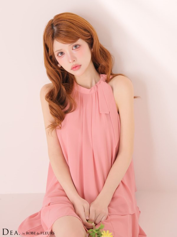 ピンク　モデル：まりん　身長：164cm　着用サイズ：Sサイズ