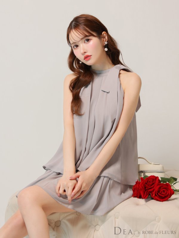 アッシュグレー モデル:ゆめ 身長:160cm:Sサイズ