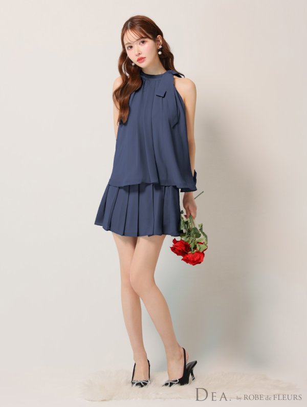 ブルー モデル:ゆめ 身長:160cm:Sサイズ