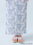 ブルー モデル：まみ　身長：161cm　着用サイズ：Fサイズ