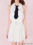 ホワイト モデル：まみ　身長：161cm　着用サイズ：Sサイズ