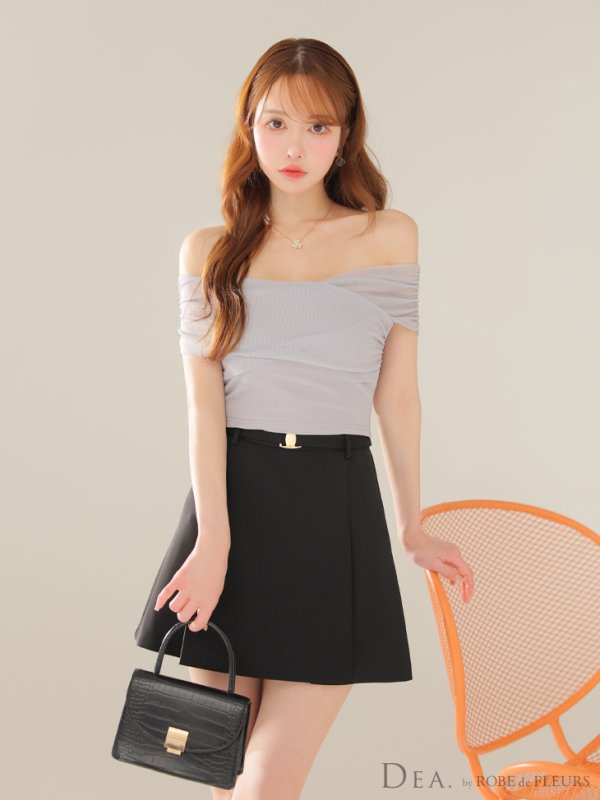 ブルー モデル：ゆめ　身長：160cm　着用サイズ：Sサイズ