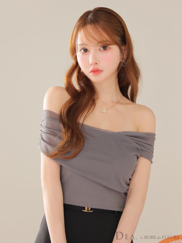 グレー モデル：ゆめ　身長：160cm　着用サイズ：Sサイズ