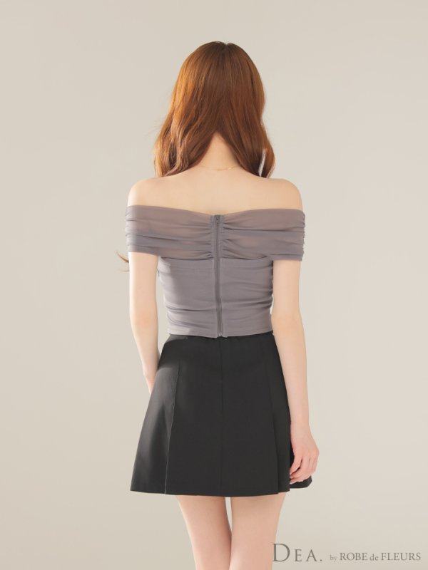 グレー モデル：ゆめ　身長：160cm　着用サイズ：Sサイズ