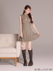 ベージュ モデル：ももか　身長：156cm　着用サイズ：Sサイズ