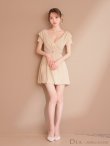 ベージュ モデル：ゆめ　身長：160cm　着用サイズ：Sサイズ