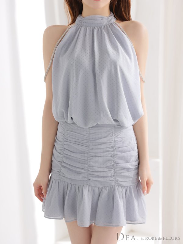 ブルーグレー モデル：ももか　身長：156cm　着用サイズ：Sサイズ