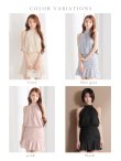 画像22: 【予約商品/7月下旬発送予定】XSサイズあり【DEA./ディア】ドットシフォン/ ホルターネック/ フレア/ セットアップ/ミニドレス/ キャバドレス[OF2] (22)