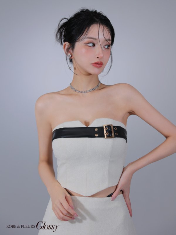 アイボリー モデル：まおちゃる　身長：158cm　着用サイズ：Sサイズ