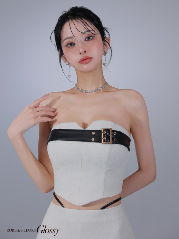 アイボリー モデル：まおちゃる　身長：158cm　着用サイズ：Sサイズ