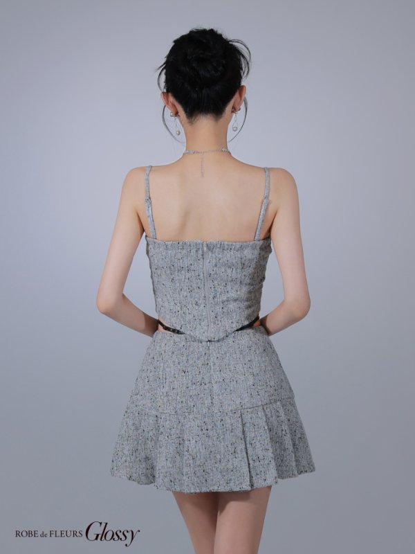 グレー モデル：まおちゃる　身長：158cm　着用サイズ：Sサイズ