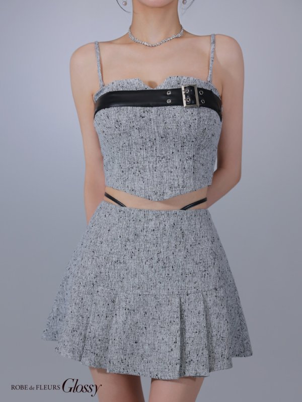 グレー モデル：まおちゃる　身長：158cm　着用サイズ：Sサイズ