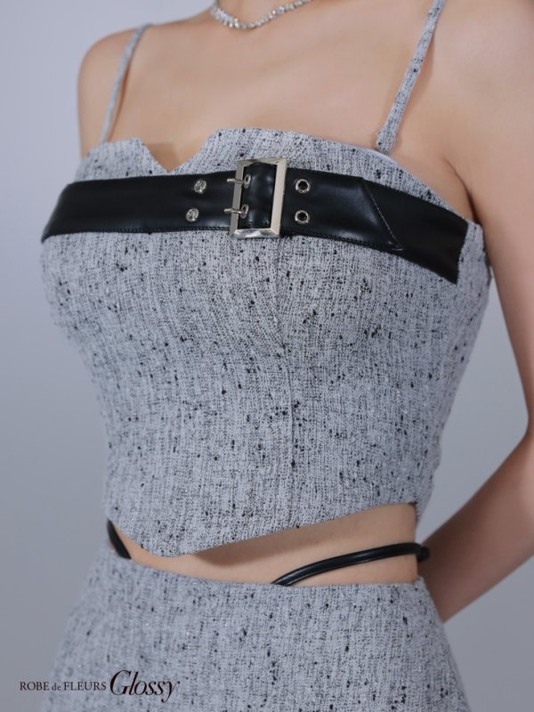 グレー モデル：まおちゃる　身長：158cm　着用サイズ：Sサイズ