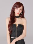 ブラック モデル：らいか　身長：163cm　着用サイズ：Sサイズ