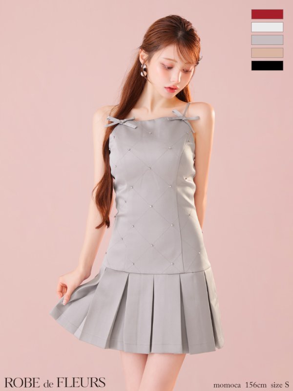 グレー モデル：ももか　身長：156cm　着用サイズ：Sサイズ