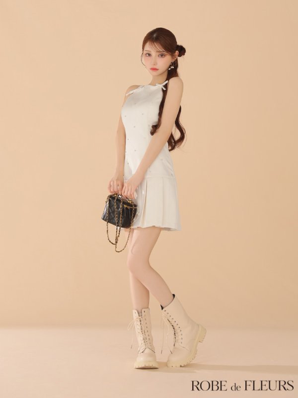 アイボリー モデル：ももか　身長：156cm　着用サイズ：Sサイズ