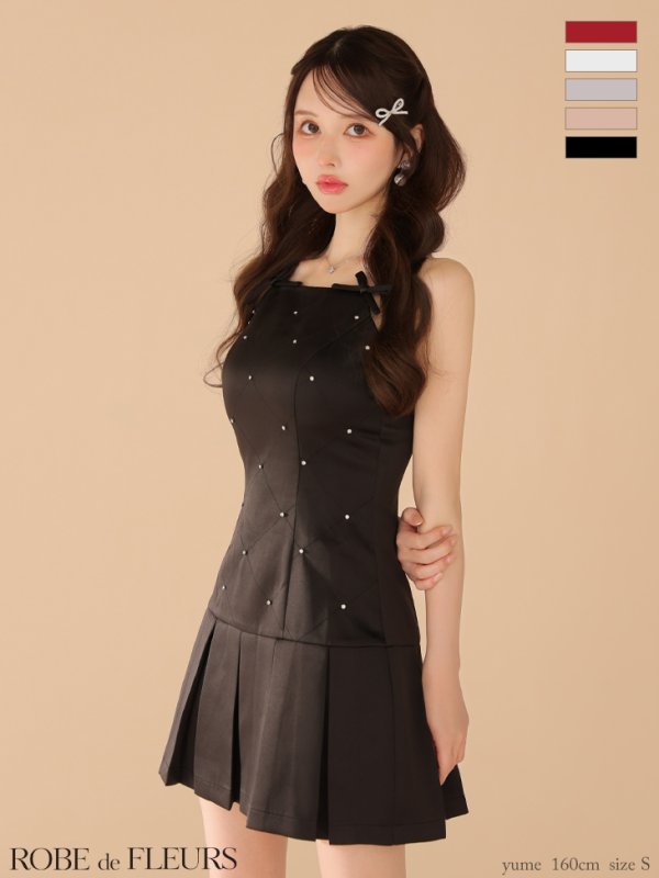 ブラック モデル：ゆめ　身長：160cm　着用サイズ：Sサイズ