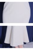 画像12: Lサイズあり【DEA.by ROBE de FLEURS/ディアバイローブドフルール】トップギャザー/ オフショル/ ラメ/ ワンカラー/ フレア/ ワンピース/ ロングドレス/ キャバドレス long[OF2] (12)