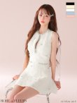 ホワイト　モデル：るい　身長：161cm　着用サイズ：Sサイズ