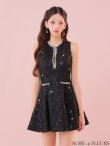 ブラック モデル：ハニ　身長：162cm　着用サイズ：Sサイズ