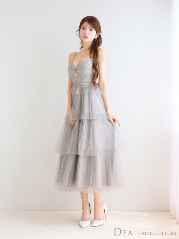 グレー モデル：まりん　身長：164cm　着用サイズ：Sサイズ