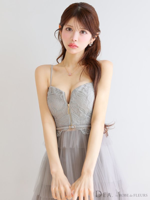 グレー モデル：まりん　身長：164cm　着用サイズ：Sサイズ