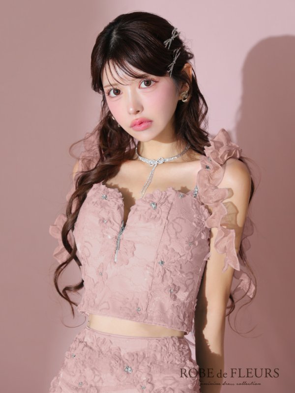 ピンク モデル:まりん 身長:164cm 着用サイズ:Sサイズ