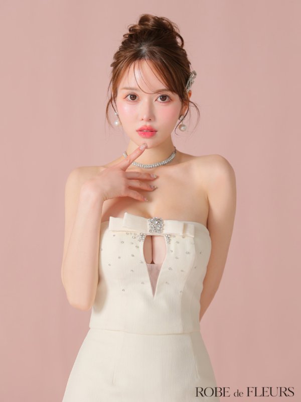 アイボリー モデル：ゆめ　身長：160cm　着用サイズ：Sサイズ