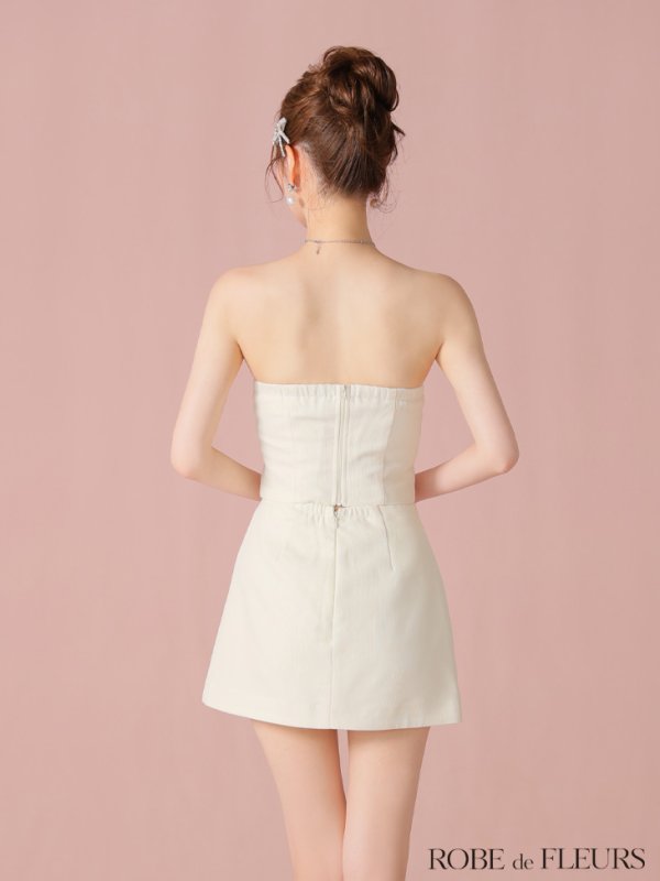 アイボリー モデル：ゆめ　身長：160cm　着用サイズ：Sサイズ