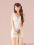 ホワイト　モデル：まりん　身長：164cm　着用サイズ：Sサイズ
