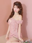 ピンク モデル：まりん　身長：164cm　着用サイズ：Sサイズ