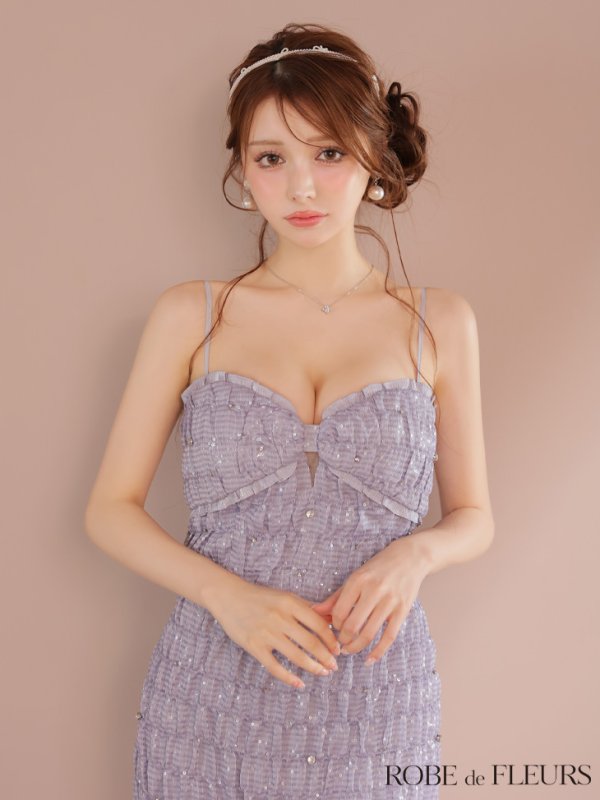 ブルー モデル：ももか　身長：156cm　着用サイズ：Sサイズ