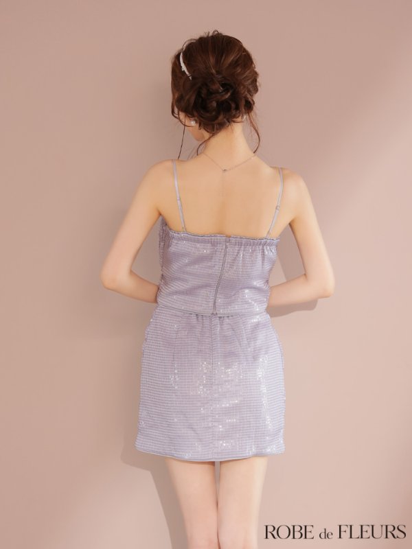 ブルー モデル：ももか　身長：156cm　着用サイズ：Sサイズ