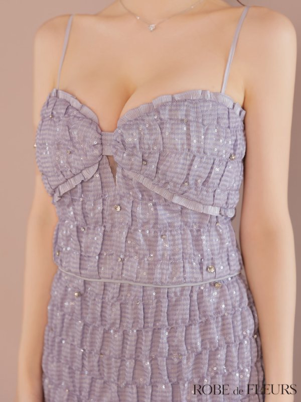 ブルー モデル：ももか　身長：156cm　着用サイズ：Sサイズ