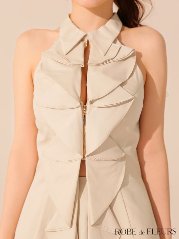 ベージュ モデル:ももか 身長:156cm 着用サイズ:Sサイズ