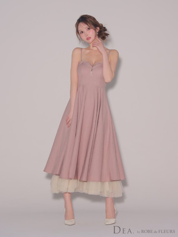 COURREGES クレシュ カットアウト ティテル ミティ トレス Lサイズあり【DEA./ディア】チュール/ レイヤード/ センター