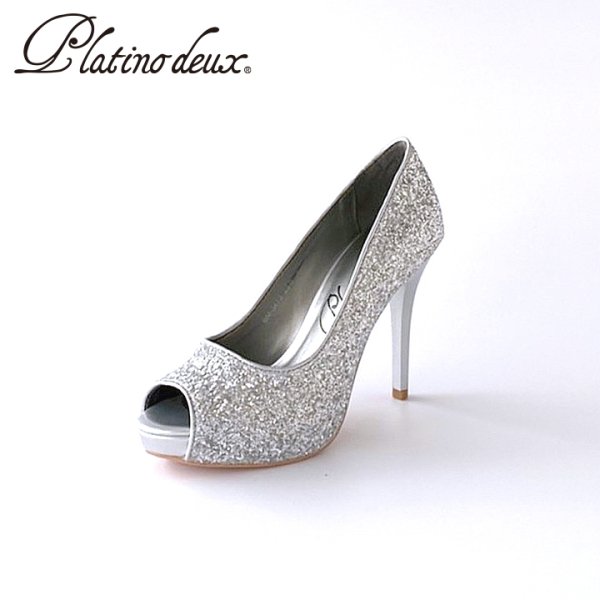 画像7: 【COMEX】 3color/ 11cmヒール/ グリッターラメ/ オープントゥパンプス[OF02] (7)