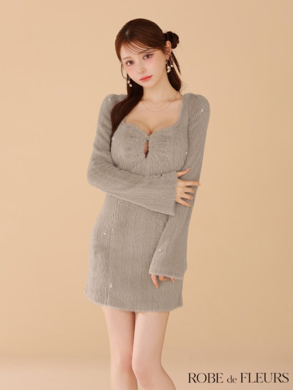 サンドベージュ モデル：ももか　身長：156cm　着用サイズ：Sサイズ