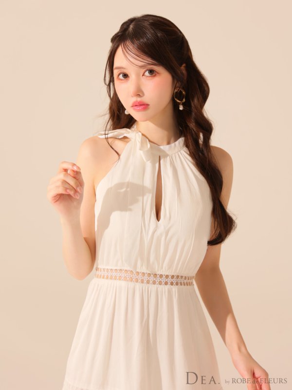 ホワイト　モデル：ゆめ　身長：160cm　着用サイズ：Sサイズ