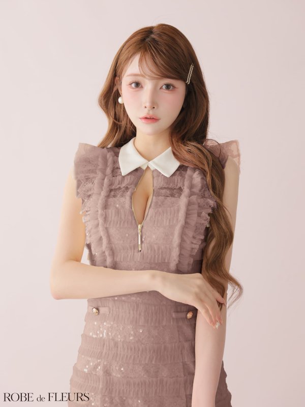 ピンク　モデル：まみ　身長：161cm　着用サイズ：Sサイズ