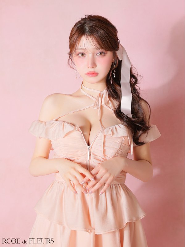 ピンク　モデル：ももか　身長：156cm　着用サイズ：Sサイズ