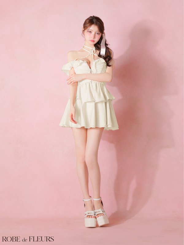 アイボリー　モデル：ももか　身長：156cm　着用サイズ：Sサイズ