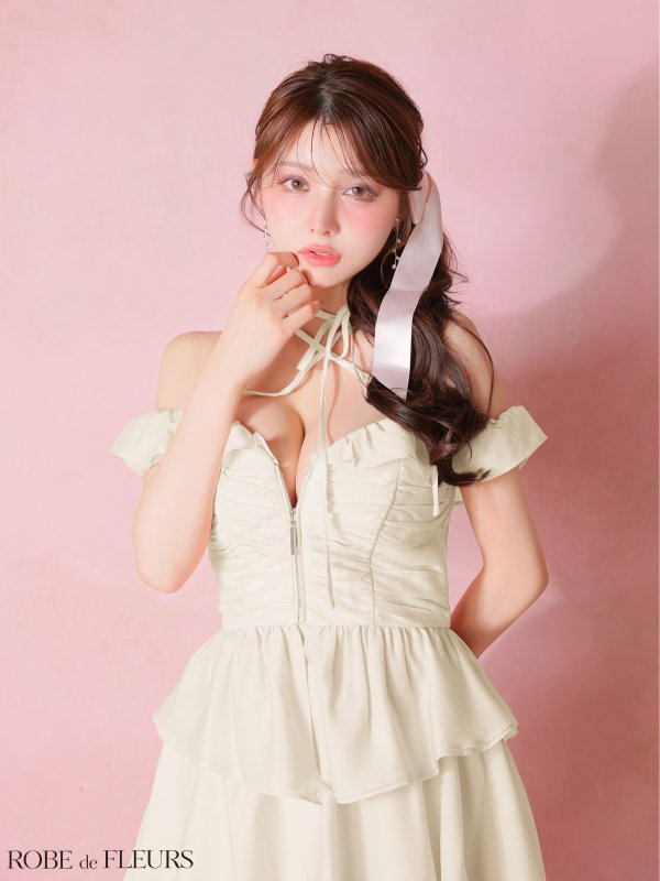 アイボリー　モデル：ももか　身長：156cm　着用サイズ：Sサイズ