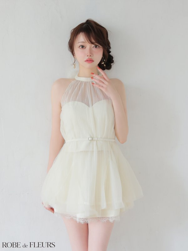 アイボリー モデル:羽澄まり 身長:158cm 着用サイズ:Sサイズ