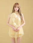イエロー　モデル：咲希　身長：164cm　着用サイズ：Sサイズ