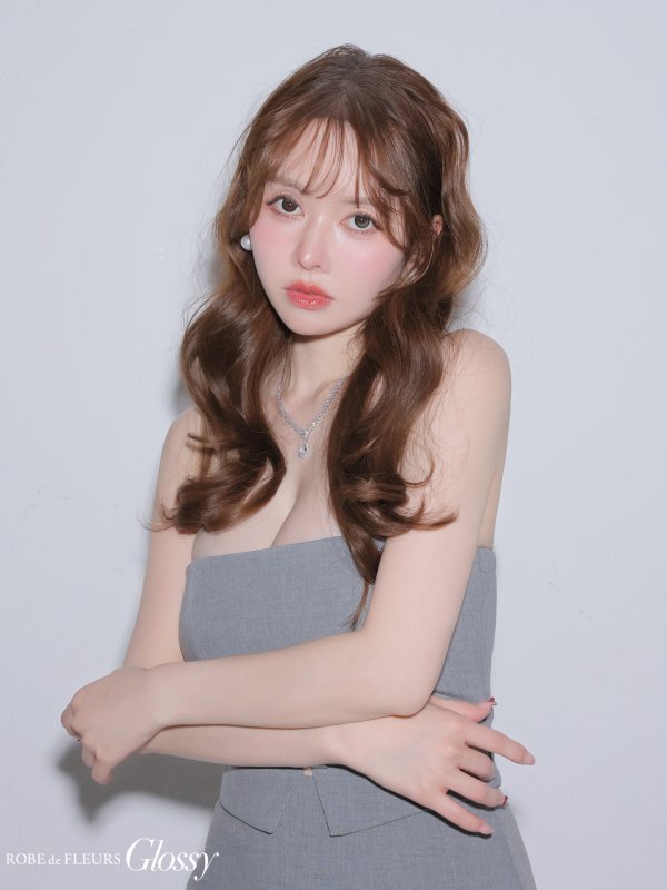 グレー　モデル：ゆめ　身長：160cm　着用サイズ：Sサイズ