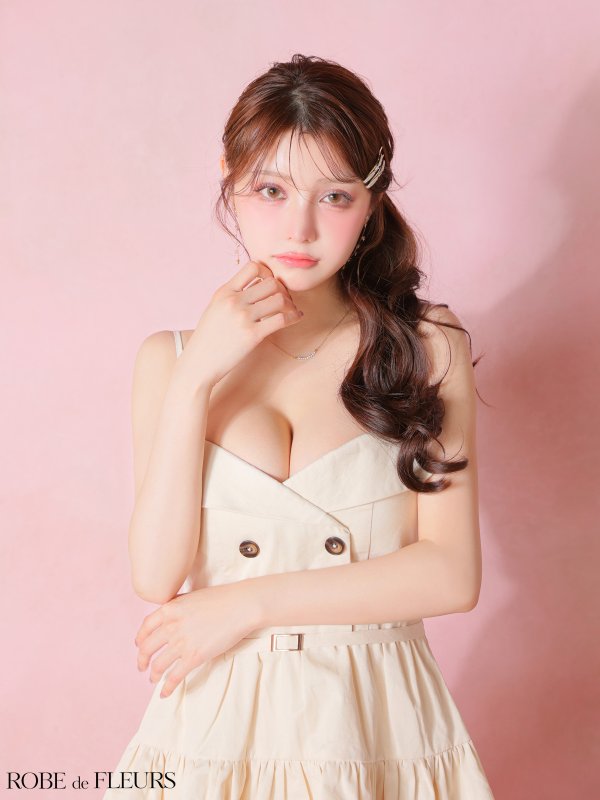 アイボリー　モデル：ももか　身長：156cm　着用サイズ：Sサイズ