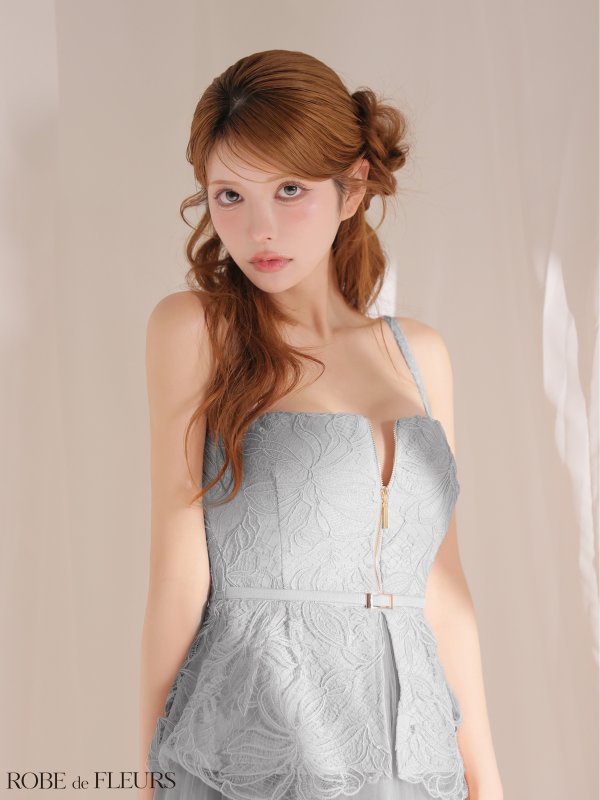 グレー　モデル：まりん　身長：164cm　着用サイズ：Sサイズ