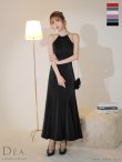 画像3: 訳あり商品☆ビジュー取れ☆Lサイズあり【DEA. by ROBE de FLEURS/ディアバイローブドフルール】ビジュー/ ワンカラー/ ホルターネック/ リボン/ フレア/ ロング丈/ ロングドレス/ キャバドレス[OF2] (3)
