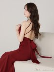 ワインレッド モデル：ゆめ　身長：160cm　着用サイズ：Sサイズ